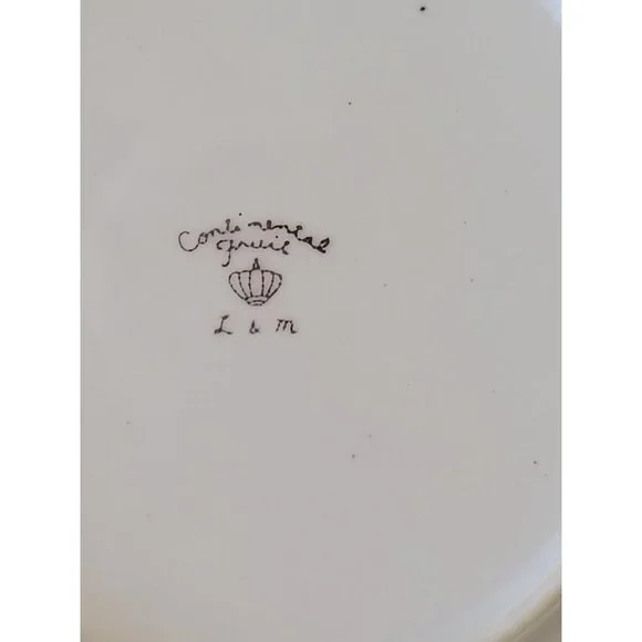 Vintage Lipper & Mann Continental Fruit Salad Plate 8” Diameter - Picture 5 of 5